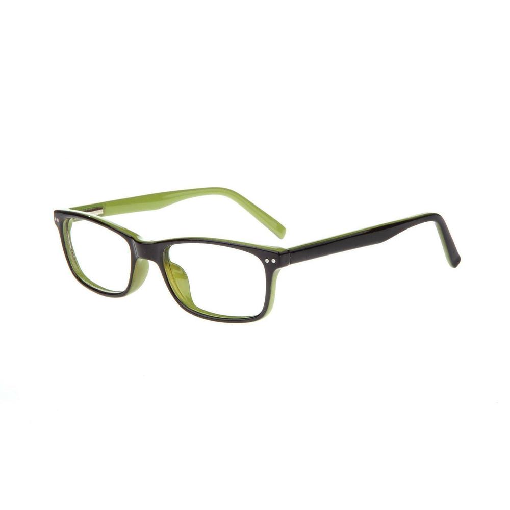 Laugh Out Loud Eyewear LOL-22 Black & Green Eyeglasses 48/16/130